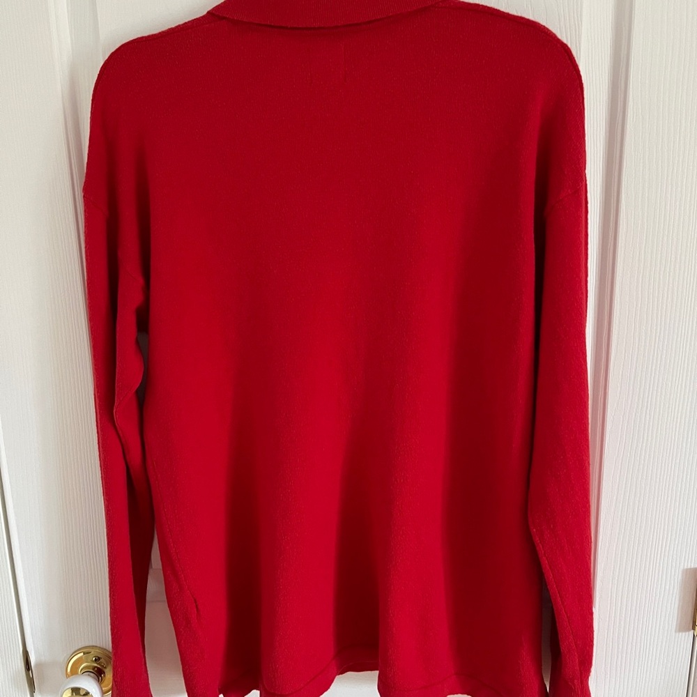 GAP Red Collared Sweater - Picture 3 of 4
